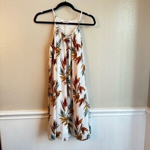 Siren Lily tropical sleeveless dress size L